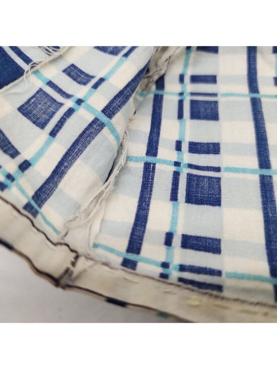 Vintage 1960s Handmade Checkered Shirt Suitable for Ken Doll Clothes - Picture 10 of 11